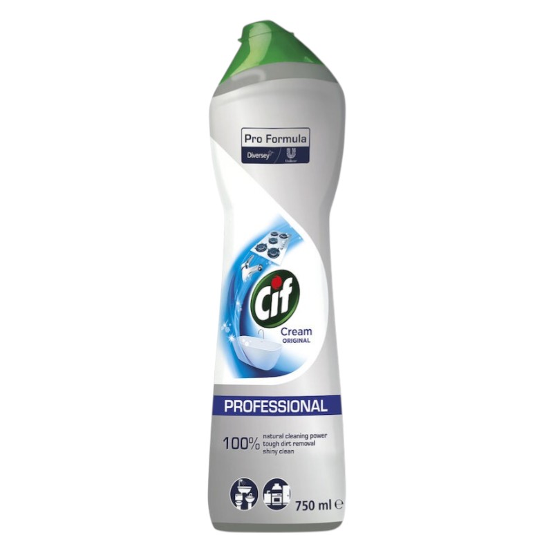 Cif Pro Formula Crème nettoyante puissante pour surfaces dures - 750ml